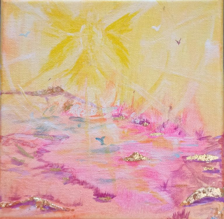 Seelenbild, Kraftbild, Energiebild für Kinder. 