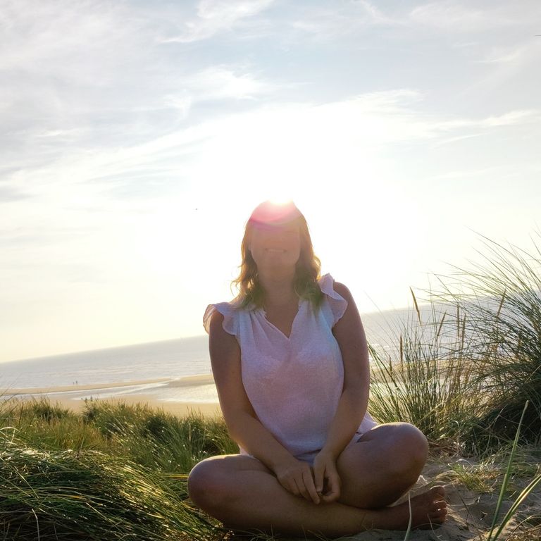 Foto von Enthousio-Momentorin Kathi Hildebrandt. Wandlungsgespräche. Stressregulierung.