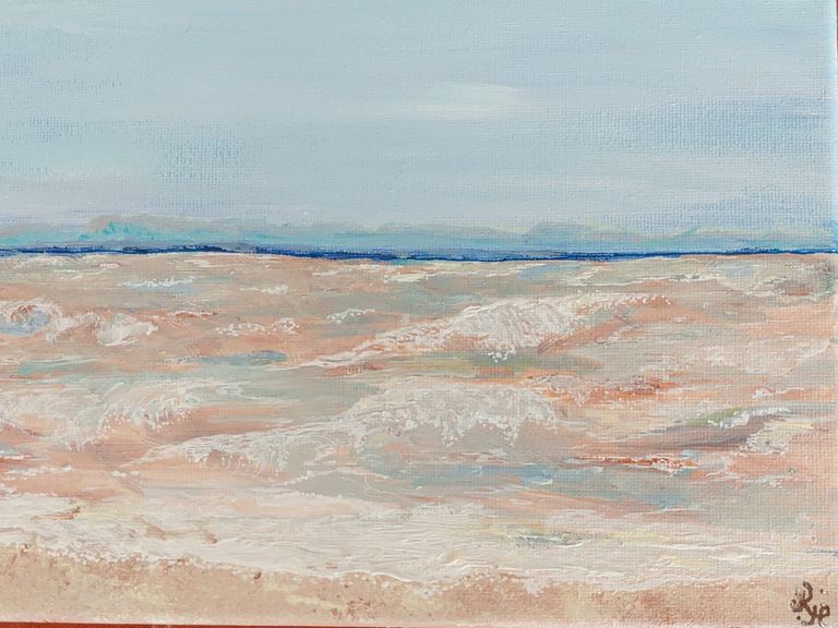 Abstraktes Strandbild