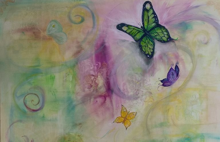 Link zu "Acrylgemälde-Galerie" von Kathi Hildebrandt| Ganzheitliche Künstlerin 