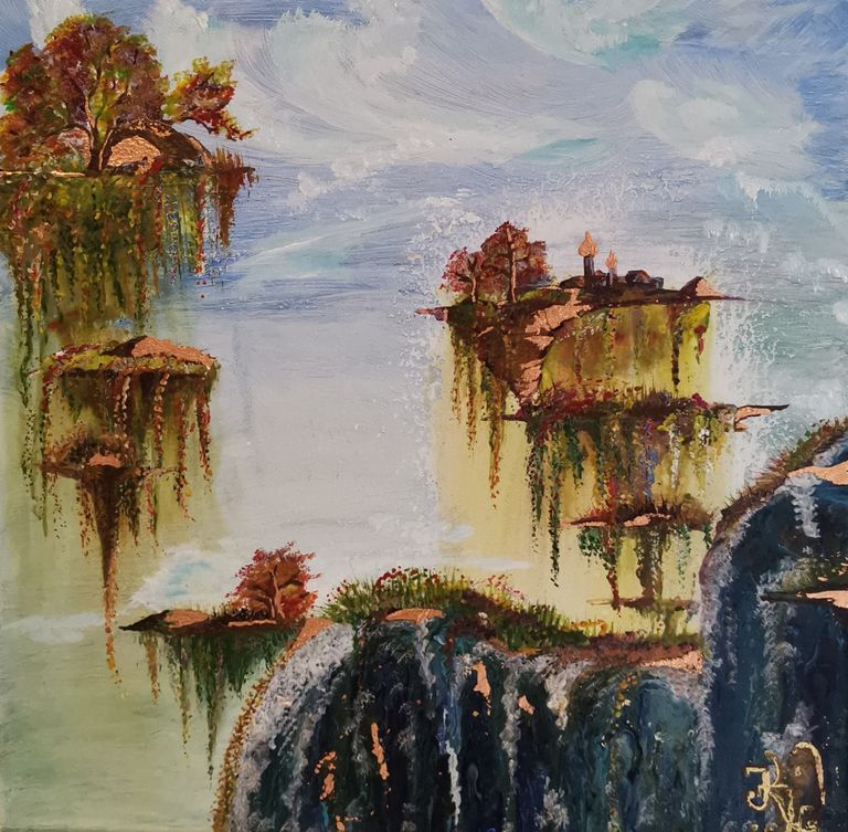 Acrylgemälde von Enthousio-Art. Kathi Hildebrandt. Dieses Gemälde ist bereits vergeben.